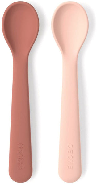 Silicone Spoon Set Blush - Terracotta - Ekobo