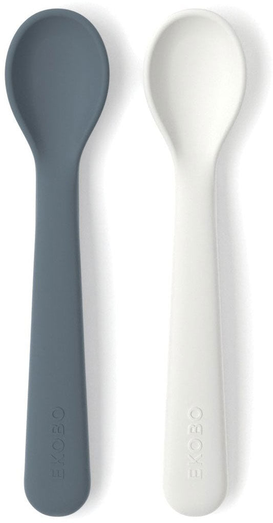 Silicone Spoon Set Cloud - Storm - Ekobo