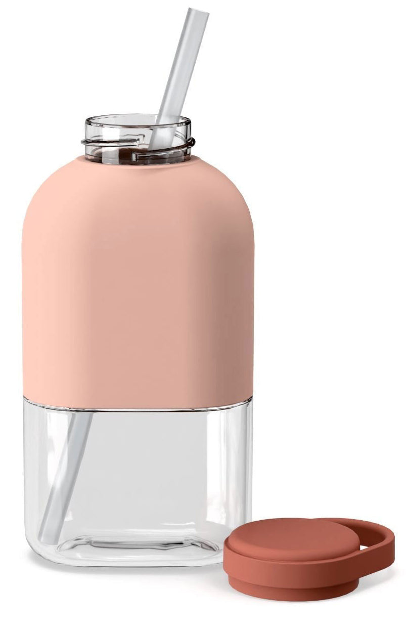 Tritan Water Flask 350 ml Blush/Terracotta - Ekobo