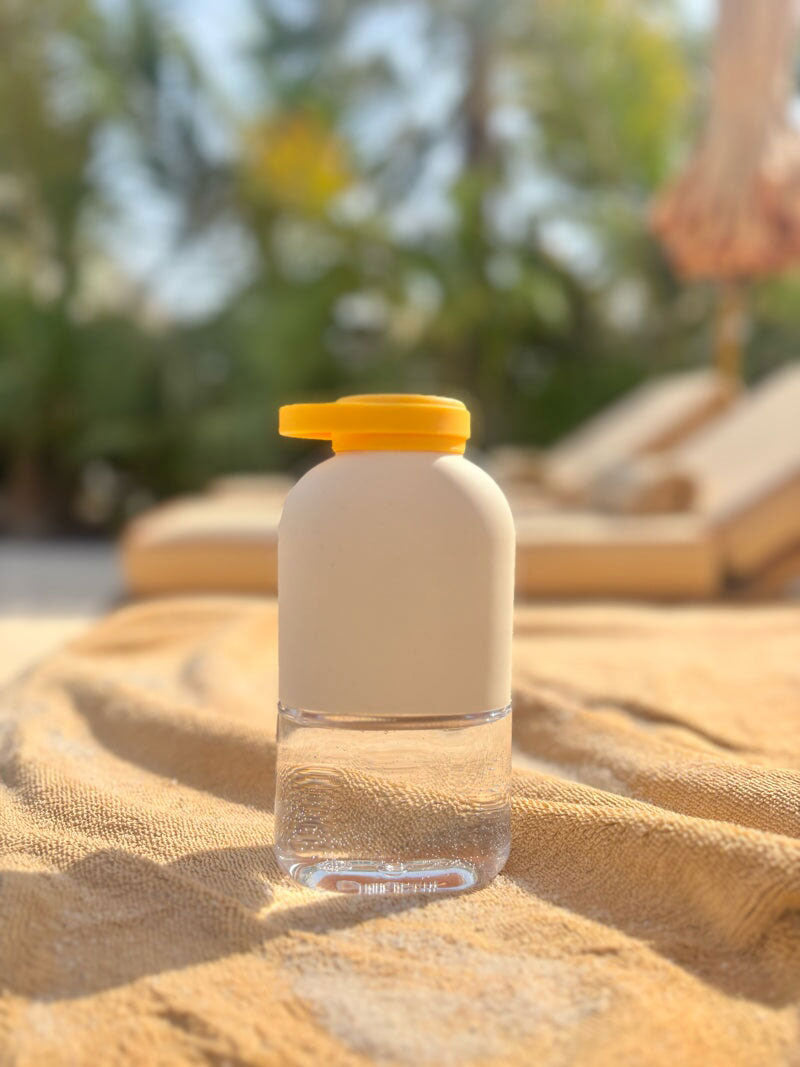 Tritan Water Flask 350 ml Ivory/Mimosa - Ekobo