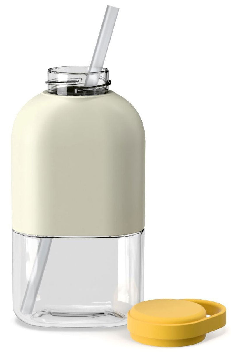 Tritan Water Flask 350 ml Ivory/Mimosa - Ekobo