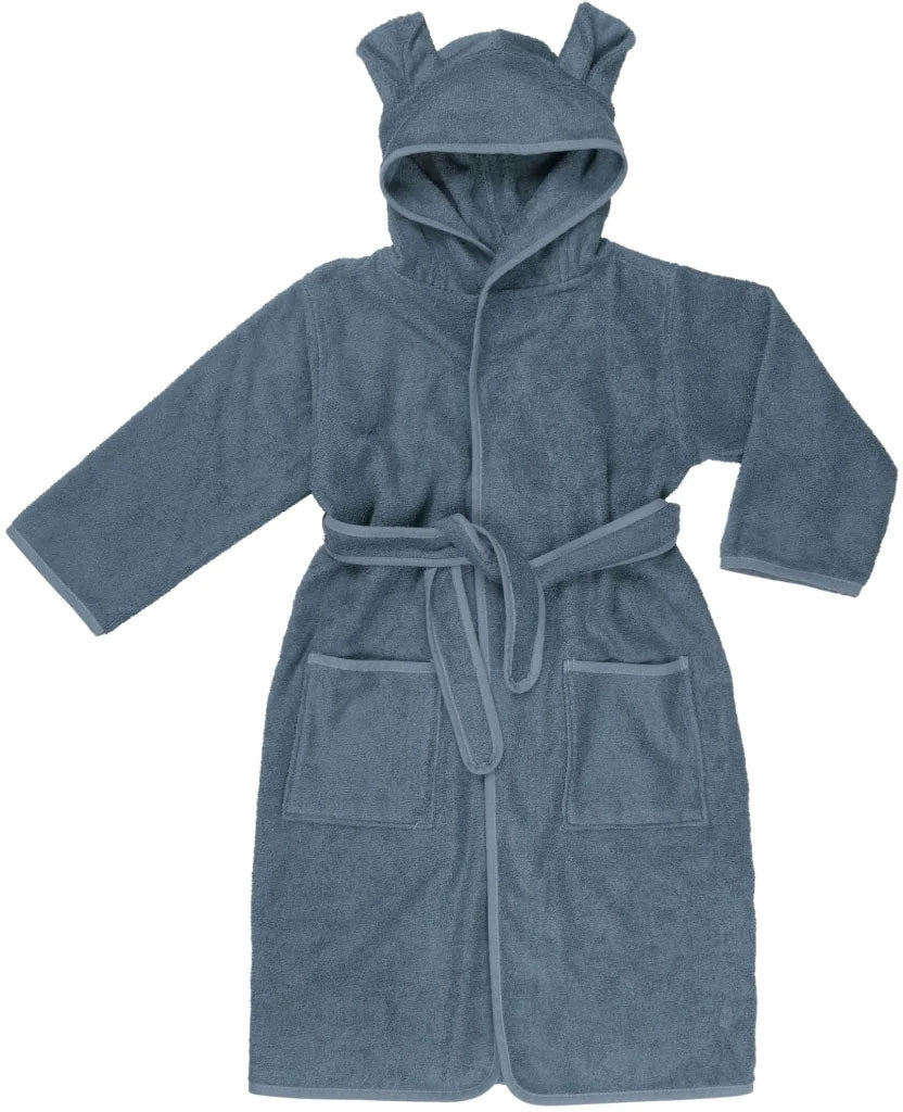 Bathrobe Blue Bear Junior 5-7 - Fabelab