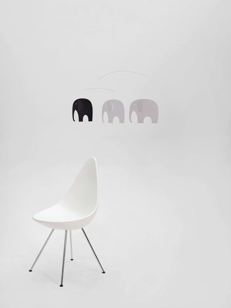 Elephant Party Black/Grey Mobile - Flensted Mobiles