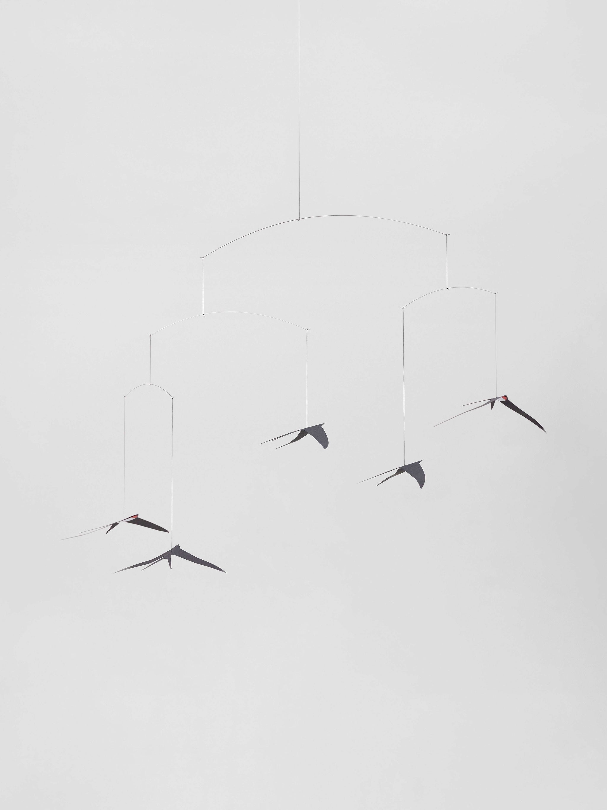 Five Flying Swallows Mobile - Flensted Mobiles