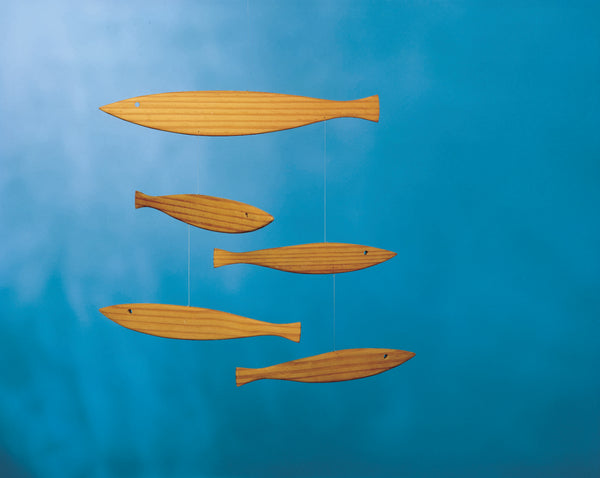 Floating Fish Wooden Mobile - Flensted Mobiles