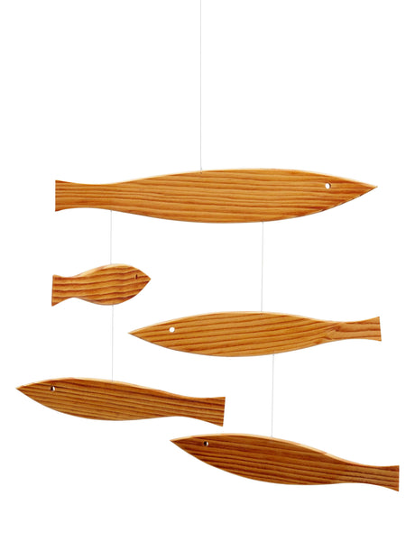 Floating Fish Wooden Mobile - Flensted Mobiles