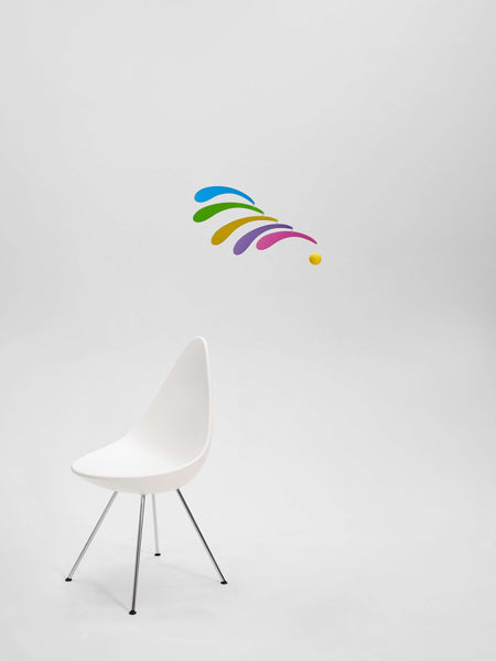 Flowing Rhythm Rainbow/Black - Flensted Mobiles