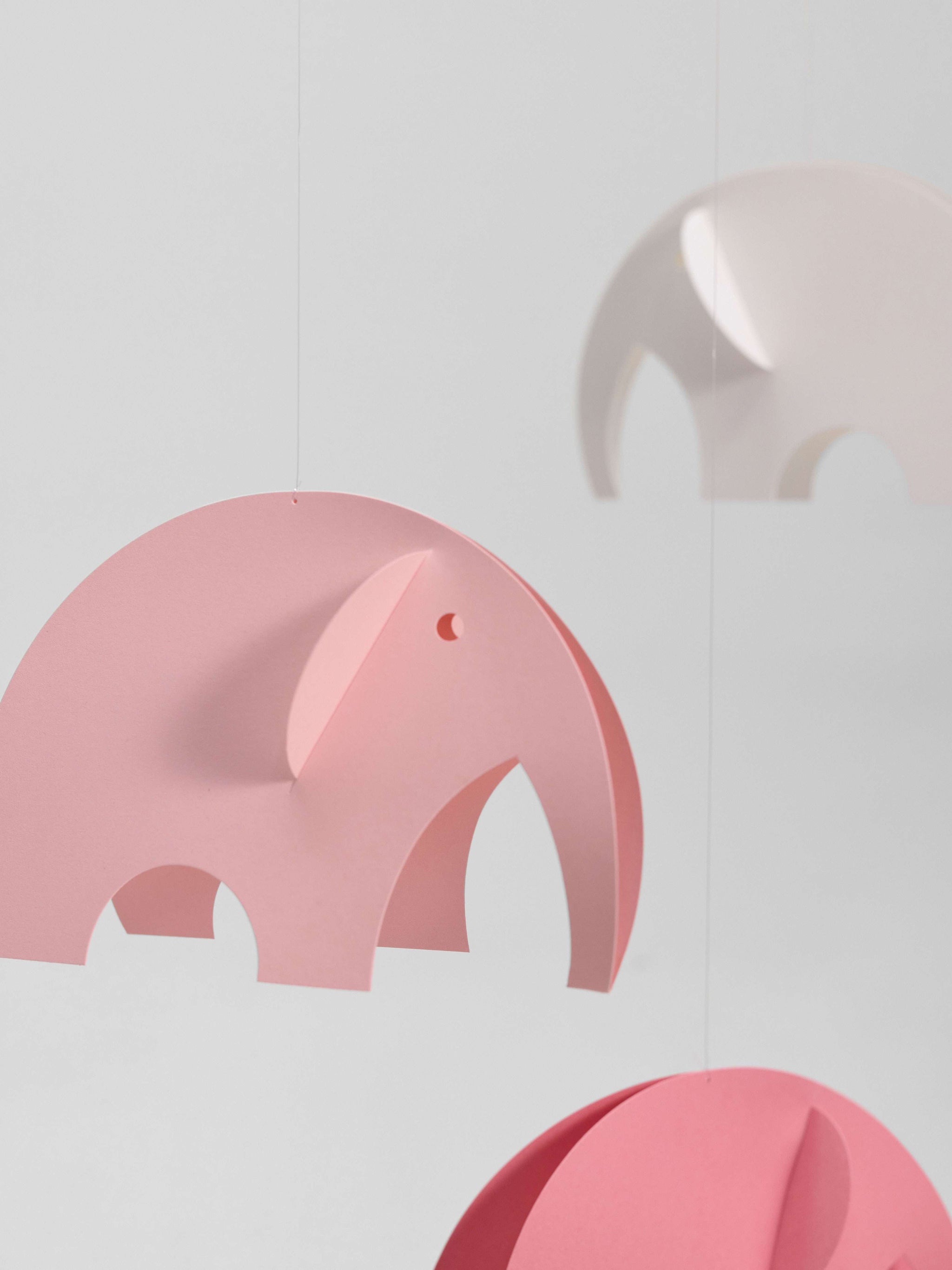 Olephants Mobile Pink - Flensted Mobiles