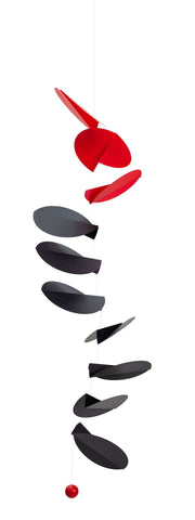 Turning Leaves Mobile Red/Black - Flensted Mobiles
