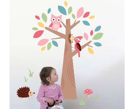 Forest Friends Wall Stickers - Speckled House