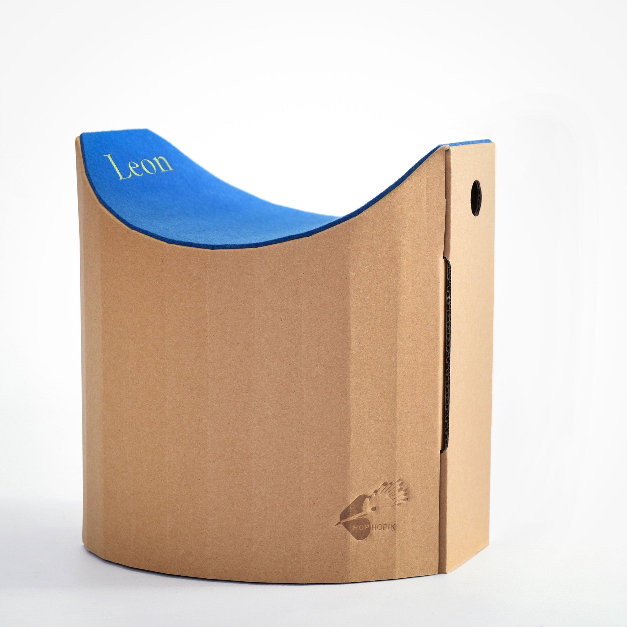 Lollo 18 Unicorn Cardboard Stool Petrol - HopHopik