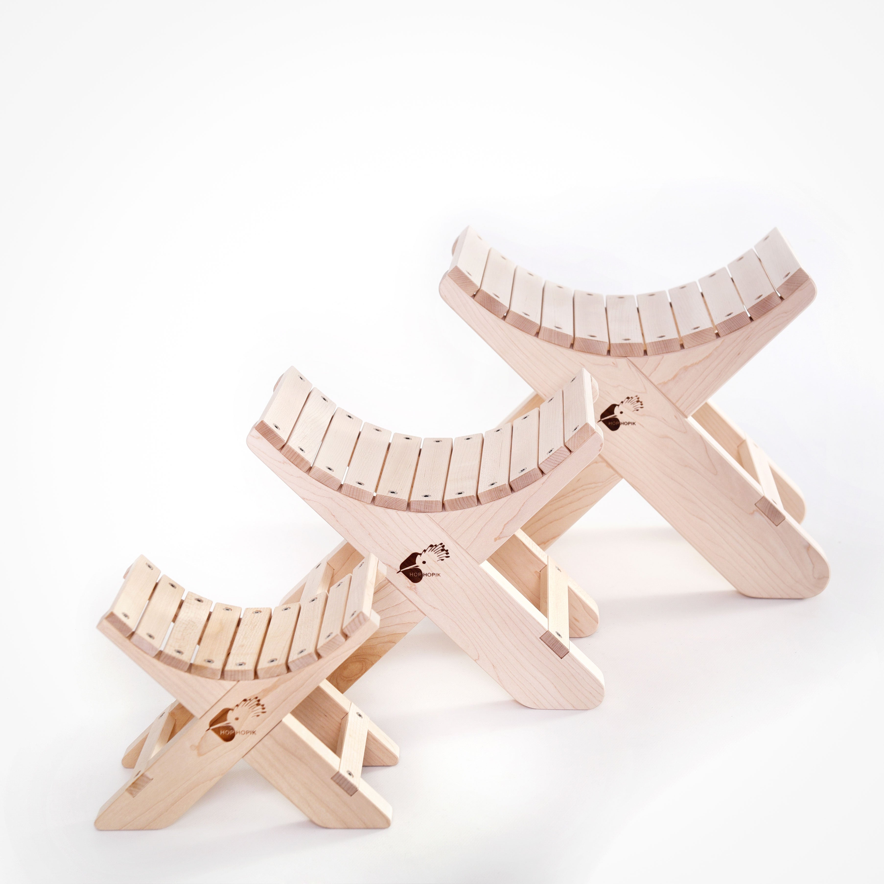 Ronix 24 Ergonimic Maple Stool - HopHopik