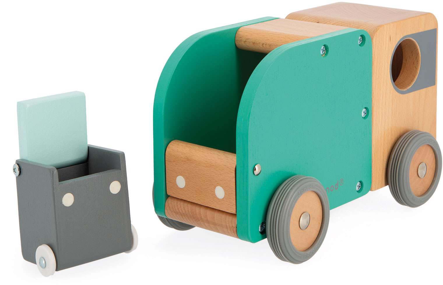 Bolid Wooden Recycking Truck - Janod