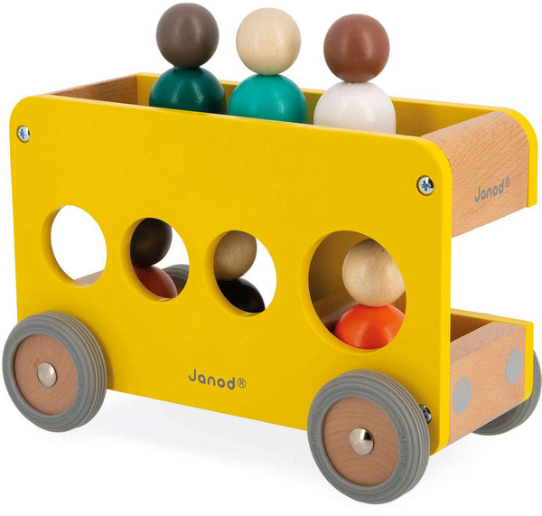 Bolid Wooden Yellow School Bus - Janod
