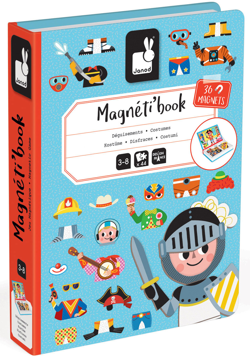 Boys Costumes Magnetibook - Janod