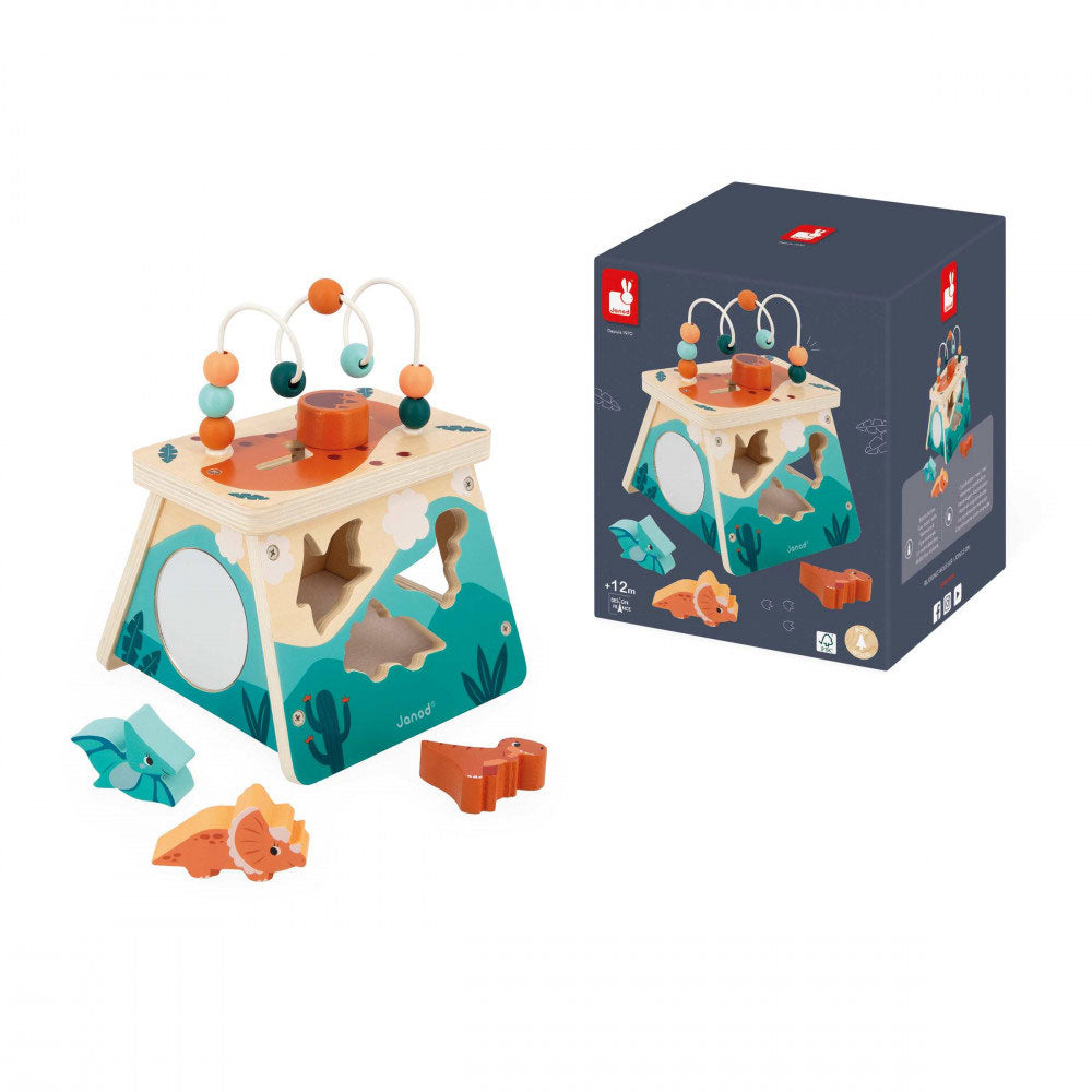 Dino Multi-Activity Volcano Wooden Toy - Janod