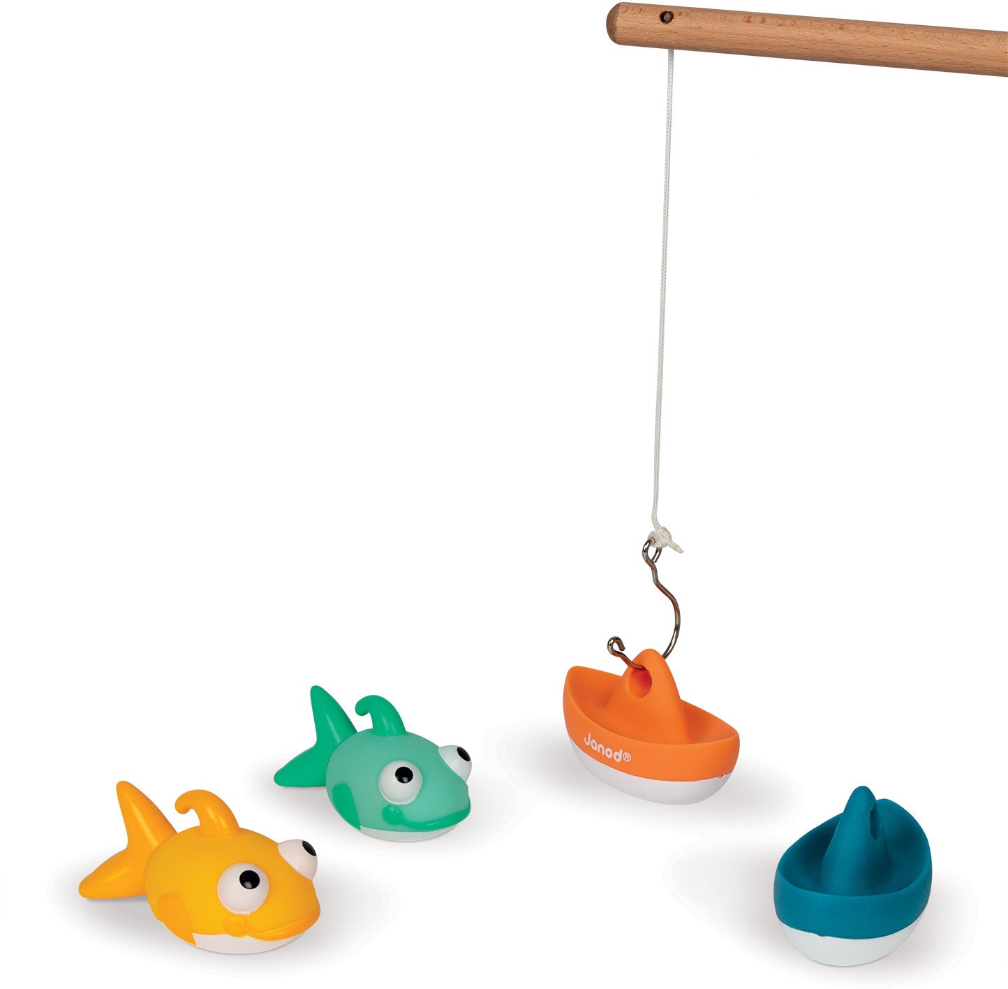 Fish Them All Fishing Boat Bath Toy - Janod