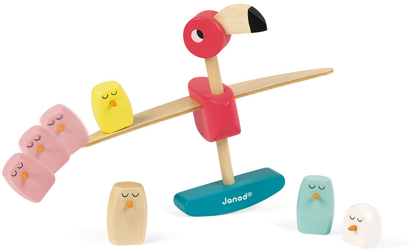 Flamingo Wooden Balancing Game - Janod