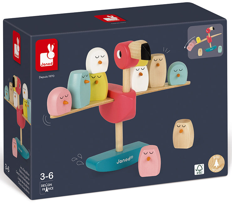 Flamingo Wooden Balancing Game - Janod