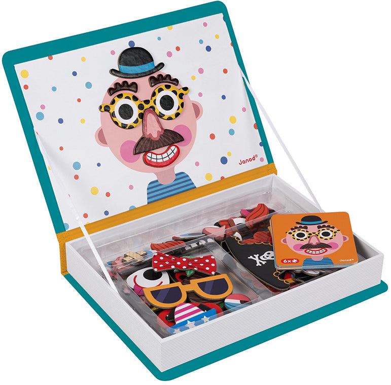 Magnetibook Crazy Faces - Janod
