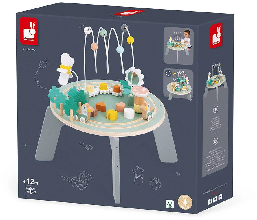Sweet Cocoon Garden Activity Table - Janod