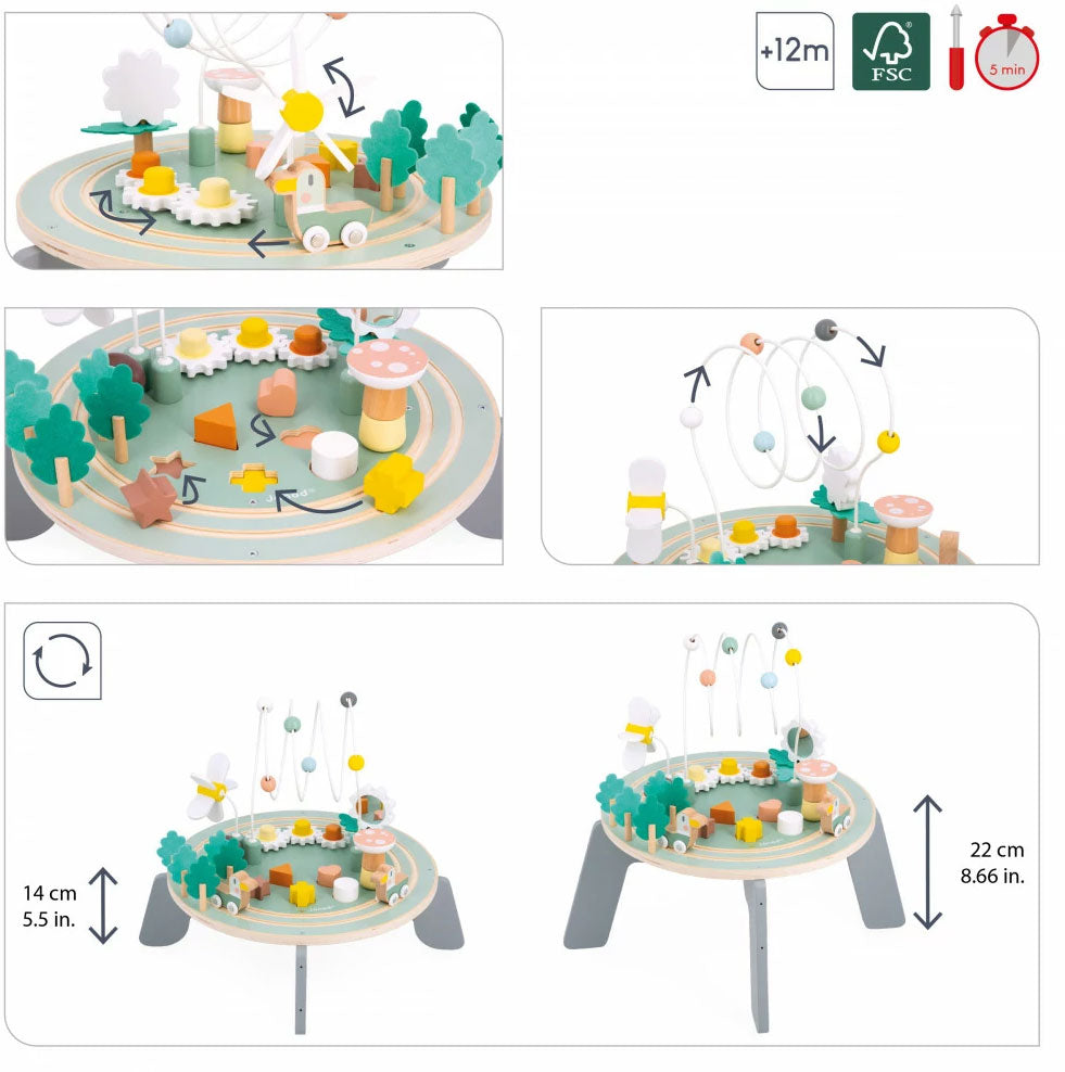 Sweet Cocoon Garden Activity Table - Janod