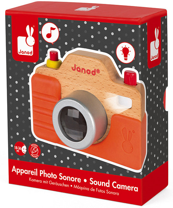 Wooden Camera with Sounds - Janod