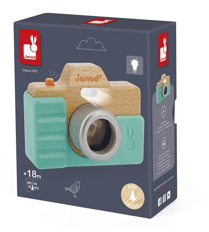 Wooden Camera with Sounds - Janod