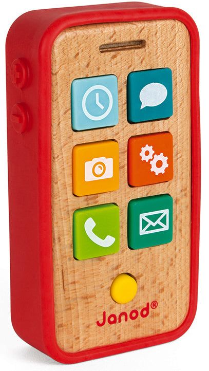 Wooden Mobile Smartphone with Sounds - Janod