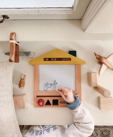 Oekaki House Magnetic Drawing Board - kiko & gg