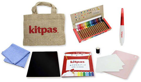 Natural Rice Wax Crayons Little Artists Set - Kitpas