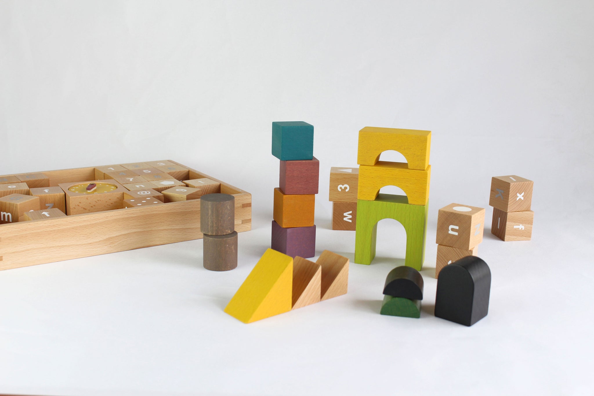 Tsumiki Educational Wooden School Building Block Set - kiko & gg