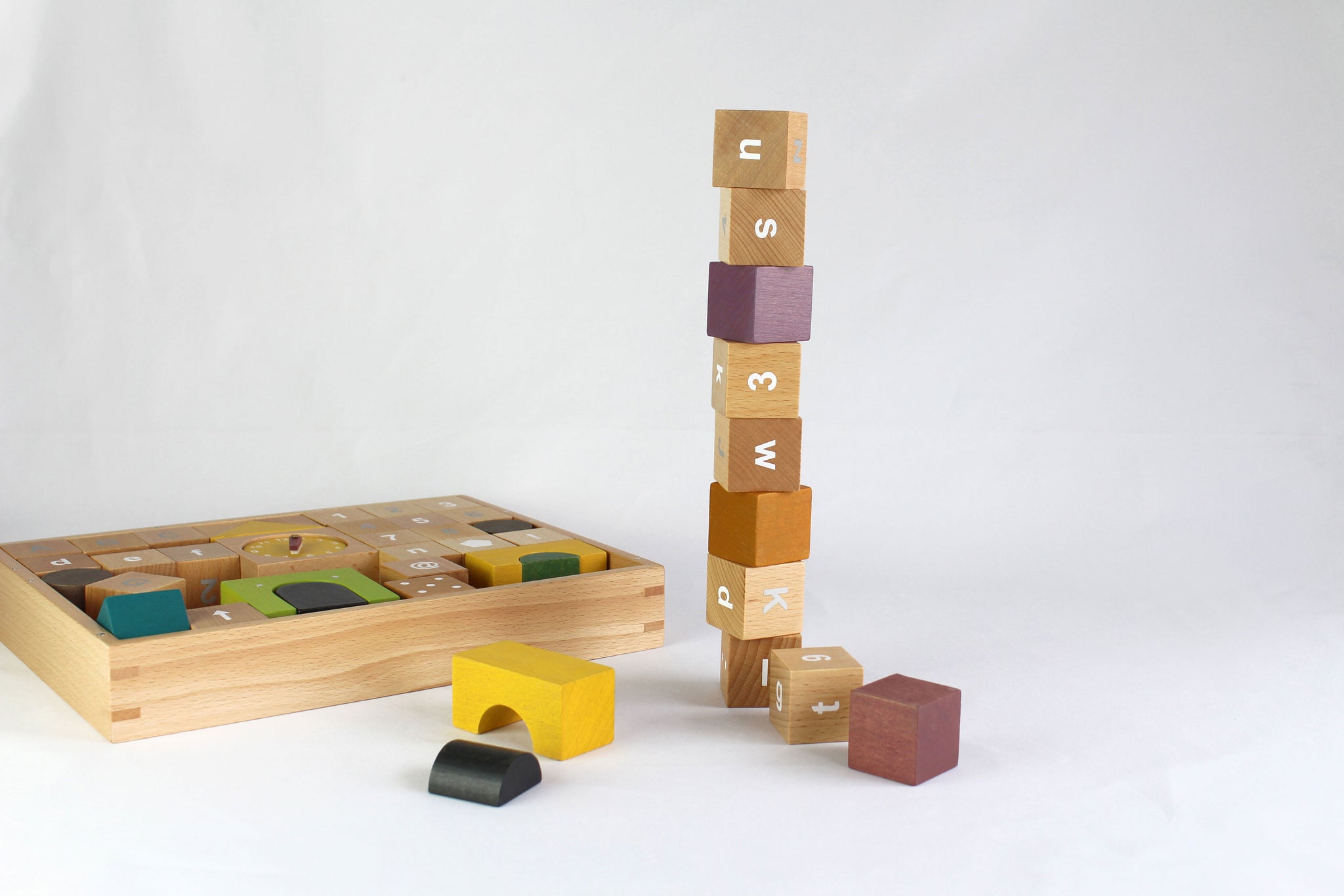 Tsumiki Educational Wooden School Building Block Set - kiko & gg