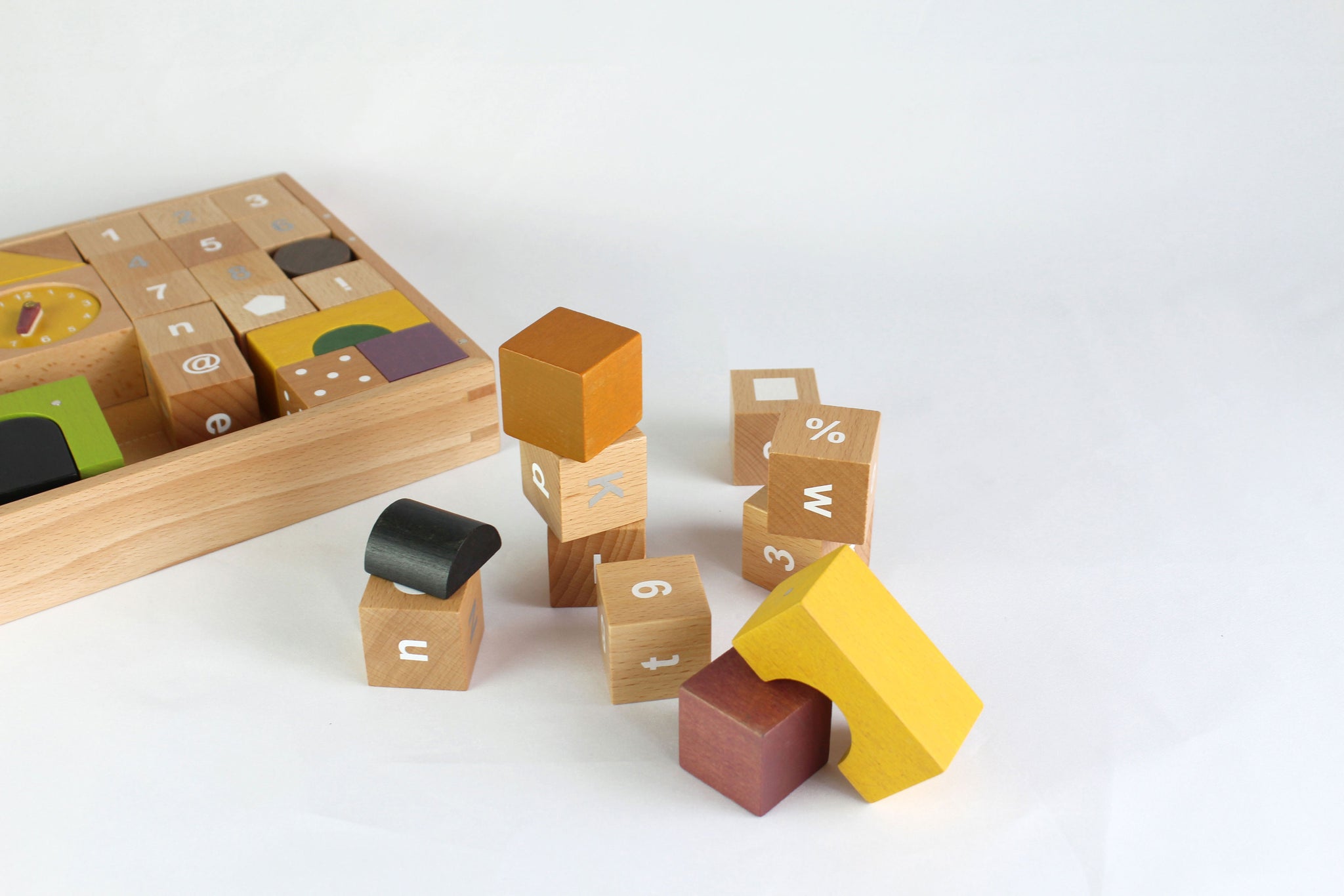 Tsumiki Educational Wooden School Building Block Set - kiko & gg