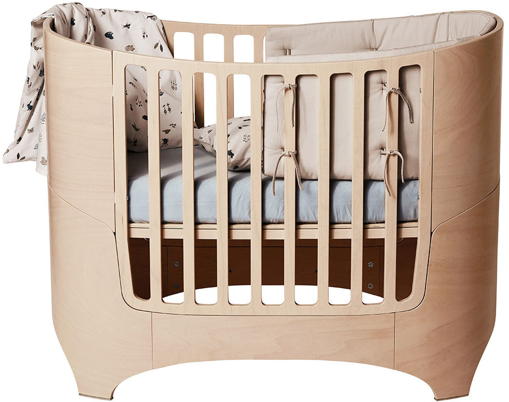 Classic Baby Cot Bed  Whitewash - Leander