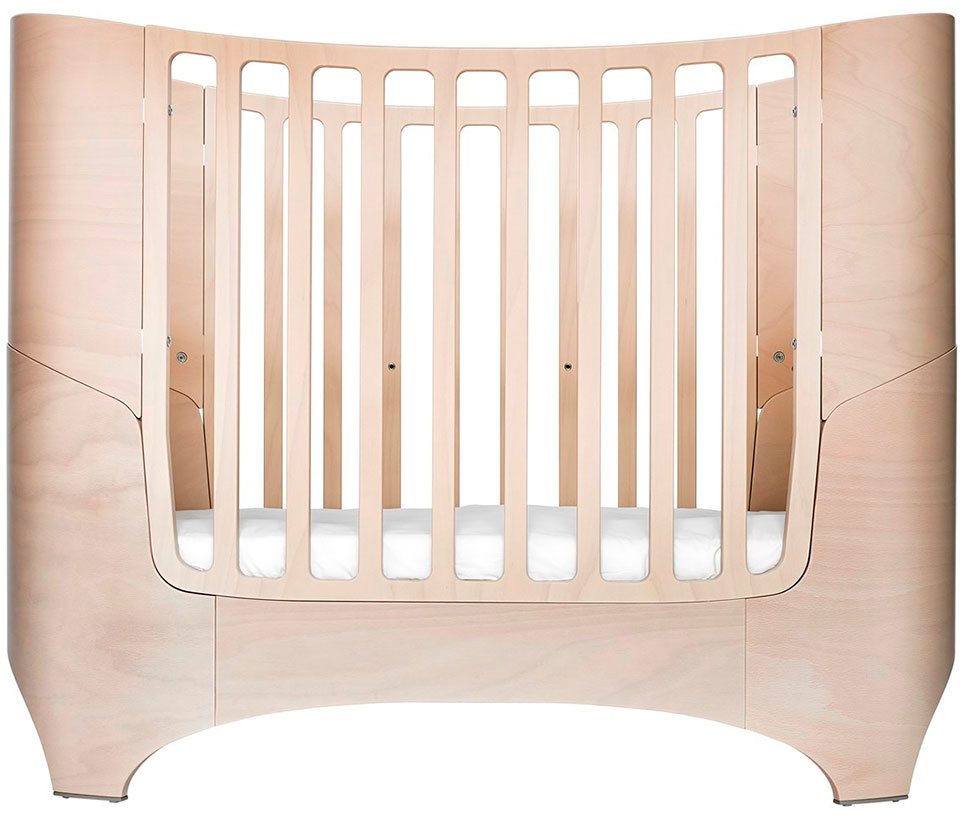 Classic Baby Cot Bed  Whitewash - Leander