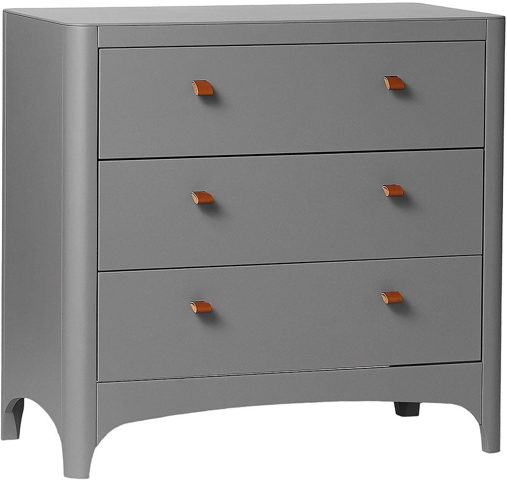 Classic Dresser and changing Table Grey - Leander