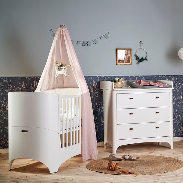 Classic Dresser and changing Table White - Leander