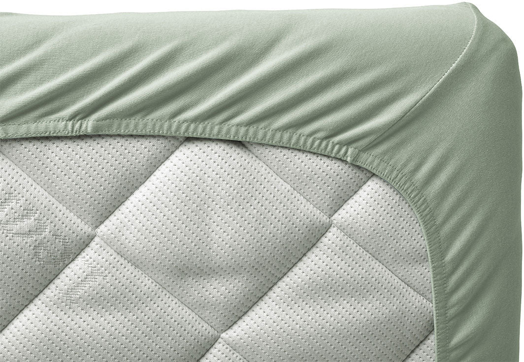 Fitted sheet cot bed 60x120 two pack Sage Green - Leander