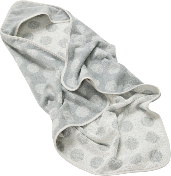 Hoodie Towel Cool Grey Dot - Leander