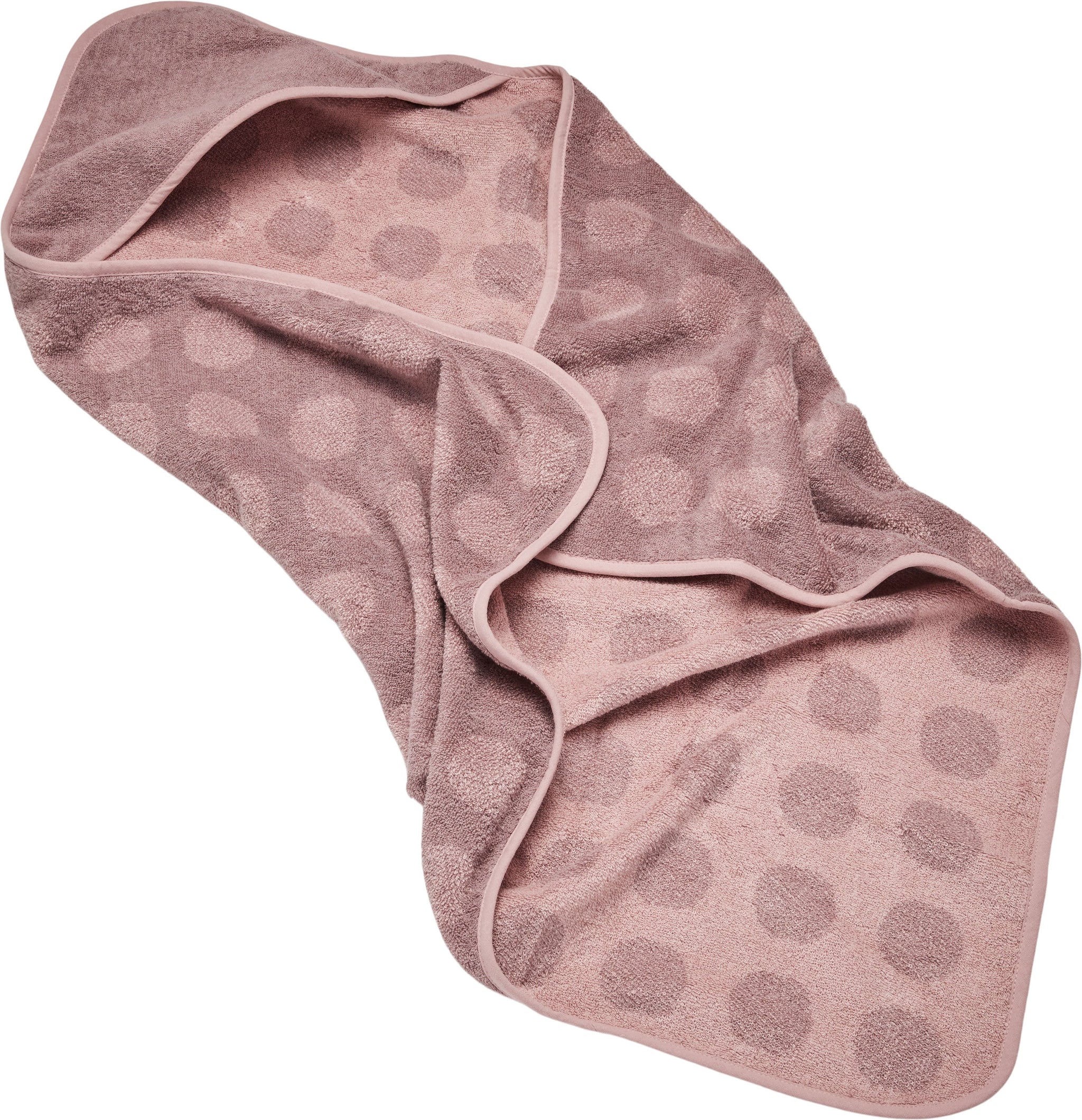 Hoodie Towel Wood Rose Dot - Leander