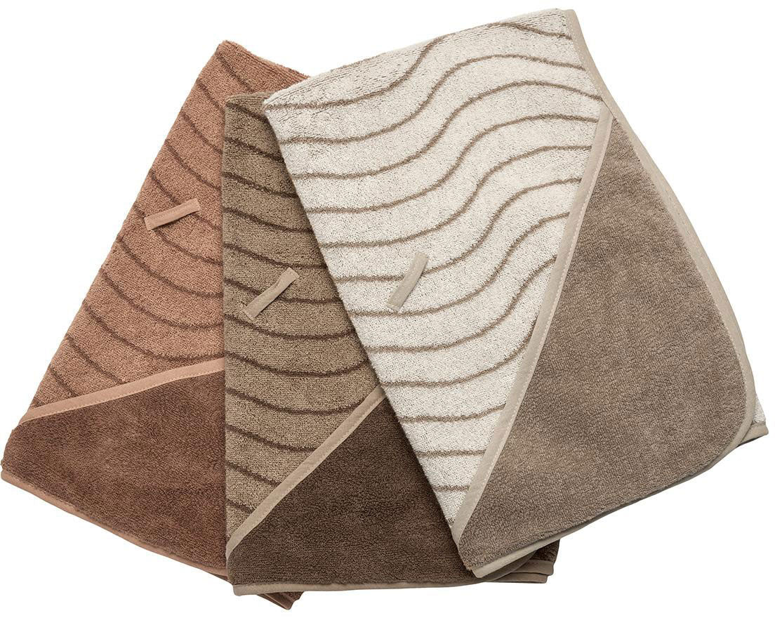 Hoodie Towel Cappuccino Woodland - Leander