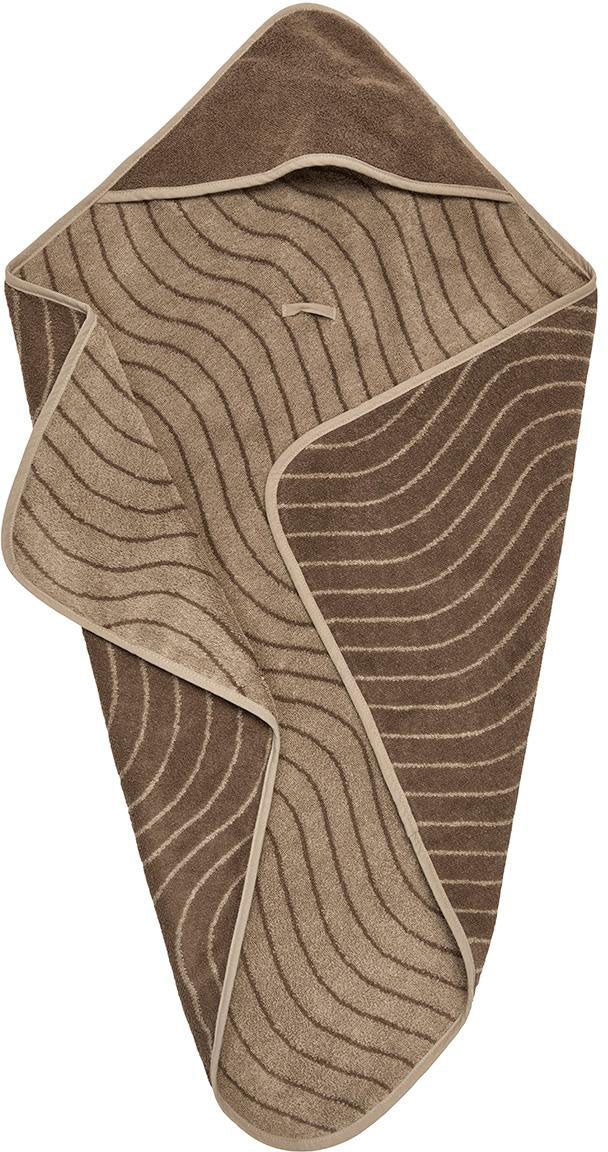 Hoodie Towel Mocca Woodland - Leander