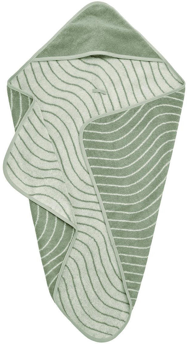 Hoodie Towel Sage Green Woodland - Leander