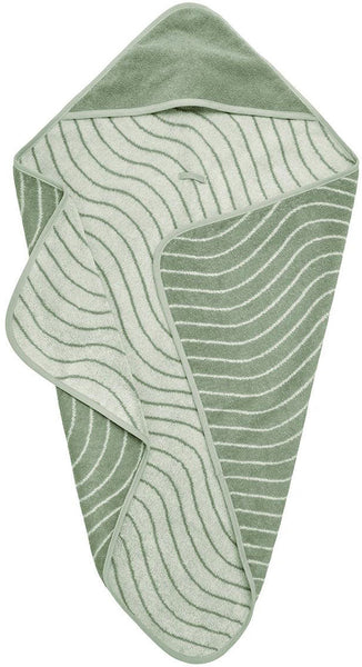 Hoodie Towel Sage Green Woodland - Leander