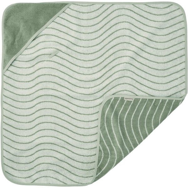 Hoodie Towel Sage Green Woodland - Leander