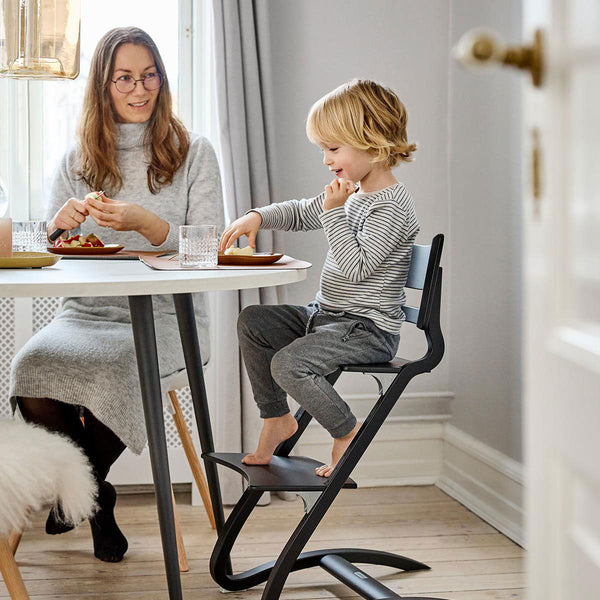 Leander Classic Wooden High Chair - Black - Leander