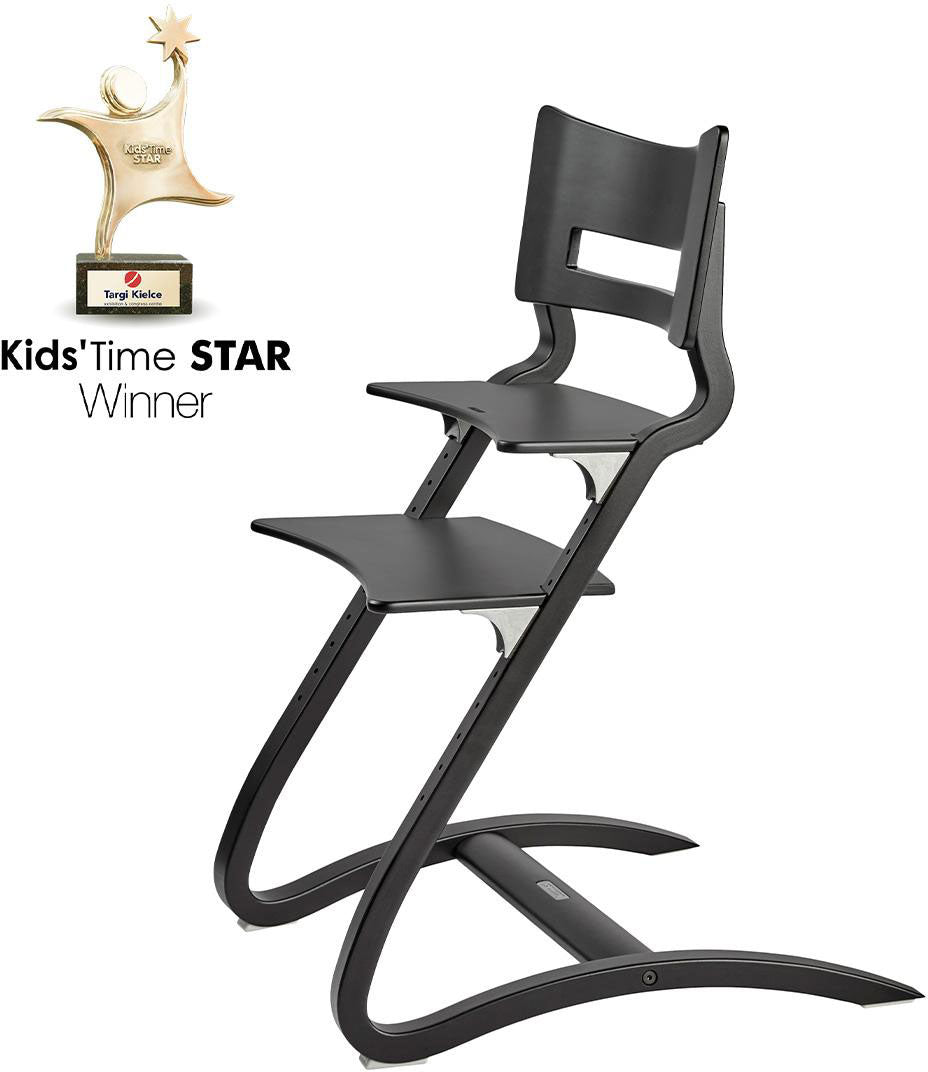 Leander Classic Wooden High Chair - Black - Leander