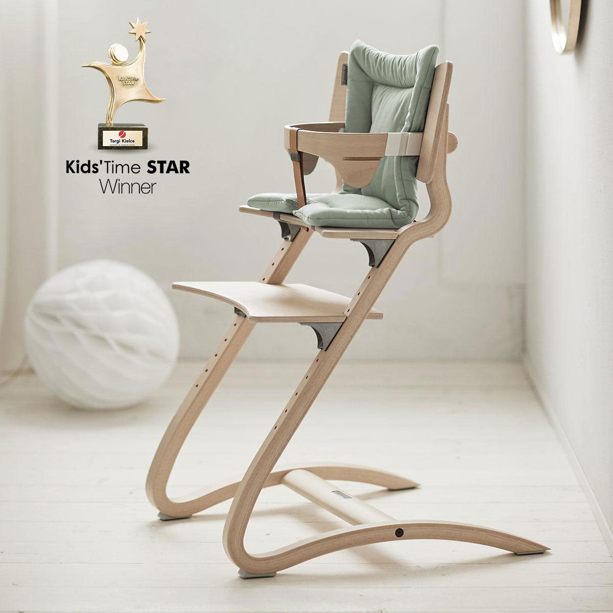 Leander Classic Wooden High Chair - Whitewash - Leander