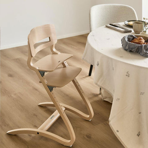 Louie Wooden High Chair Beech - Leander